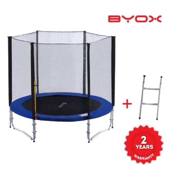 BYOX Trambulin 8 közepes 244cm kék