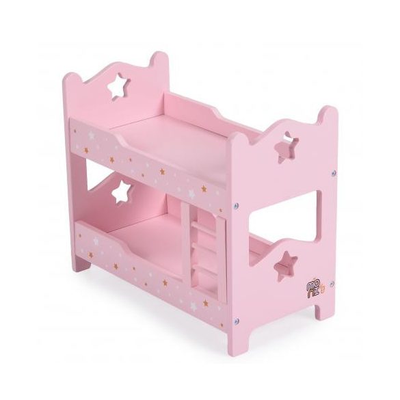 MONI TOYS emeletes Babaágy játék babának PINK 