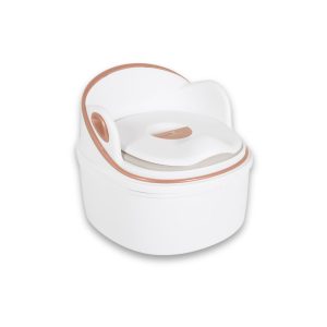 RUM BABA 2in1 bili átalakítható wc szűkítő+fellépő, szilikon ülés FEHÉR