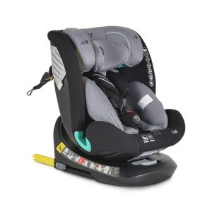 Cangaroo Quill I-Size 360°-ban forgatható IsoFix gyerekülés - Szürke