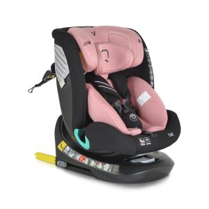 Cangaroo Quill I-Size  360°-ban forgatható IsoFix gyerekülés - Pink