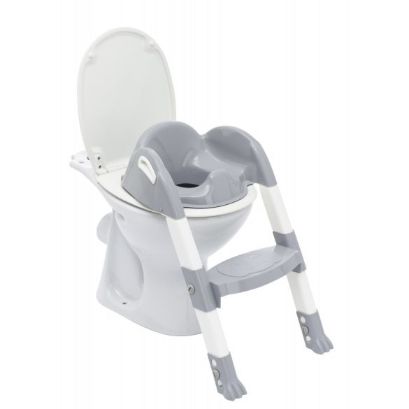 ThermoBaby Kiddyloo wc-szűkítő fellépővel - Grey Charm