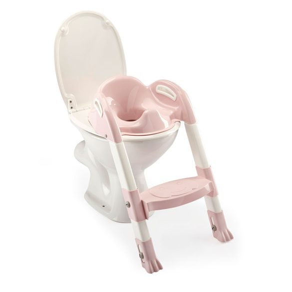 ThermoBaby Kiddyloo wc-szűkítő fellépővel - Powder Pink