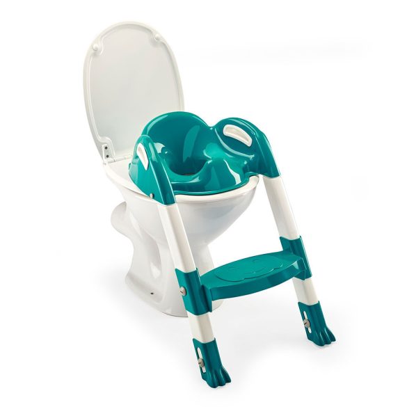 ThermoBaby Kiddyloo wc-szűkítő fellépővel - Emerald Green