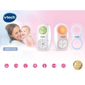 Vtech Dm1215 audio bébiőr  dupla akkumulátorral, éjjeli fénnyel altatódallal 