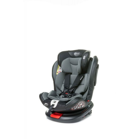 4BABY Roto-Fix 360° Isofix gyerekülés - Szürke