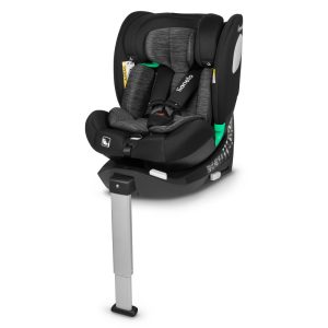 Lionelo Braam I-Size 360°-ban forgatható ISOFIX gyerekülés (40-150 cm) - Black Carbon