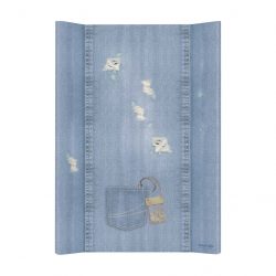   Ceba pelenkázó lap merev 2 oldalú 50x70cm Denim style shabby kék