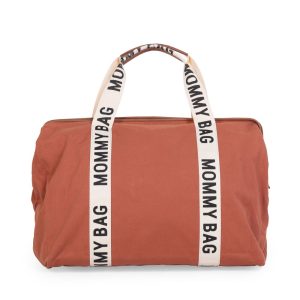 MOMMY BAG ® NURSERY BAG - SIGNATURE - VÁSZON - TERRACOTTA