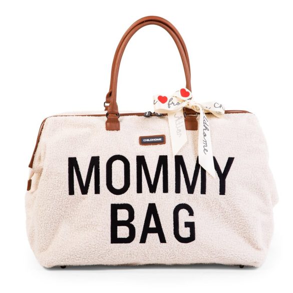 Mommy Bag Táska - Plüss - Fehér